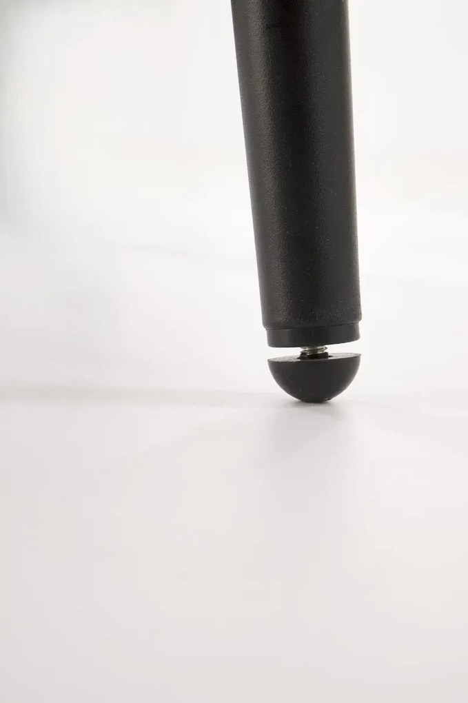 Krzesło tapicerowane K580 VELVET szare HALMAR