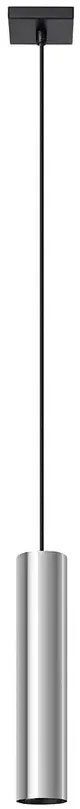 Chromowana lampa wisząca tuba - A414 K9-L45