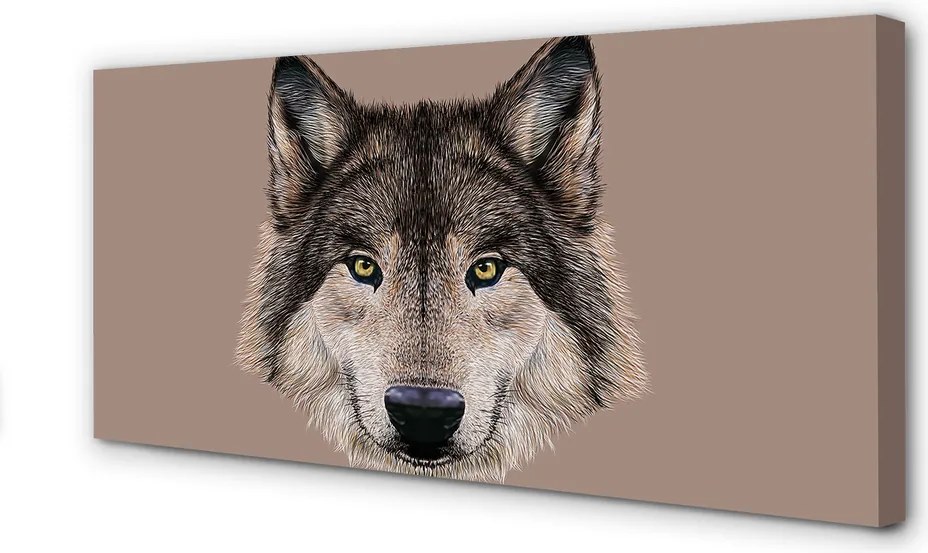Obraz na płótnie Wilk w Stylu Malarskim