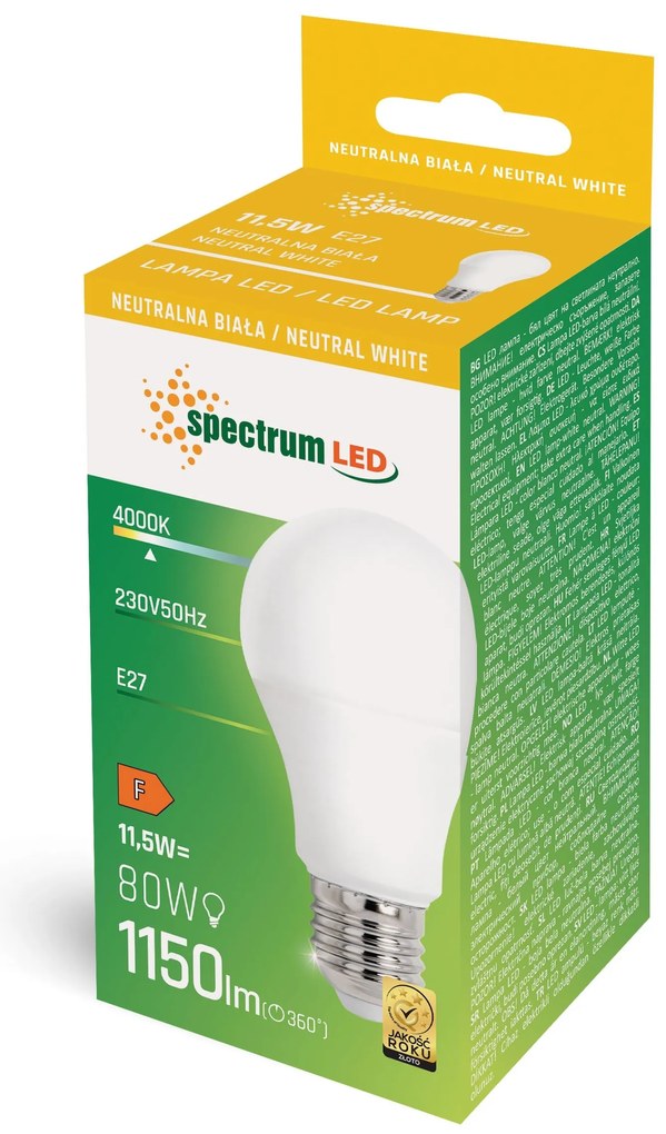ŻARÓWKA LED Neutralna GLS E-27 230V 11,5W WOJ+14347