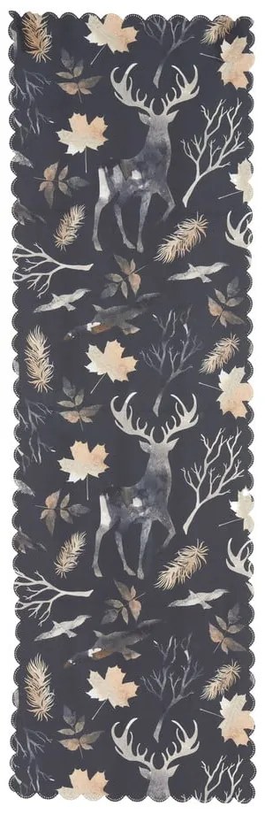 Zestaw 4 świątecznych poszewek na poduszki i bieżnika Minimalist Cushion Covers Christmas Forest