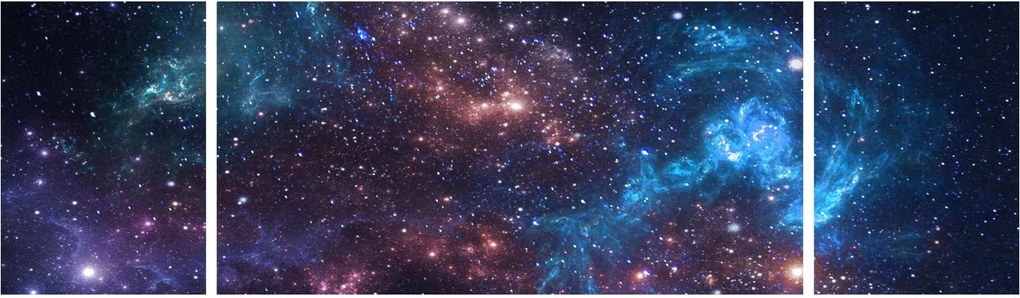 Obraz - Nocne niebo (170x50 cm)