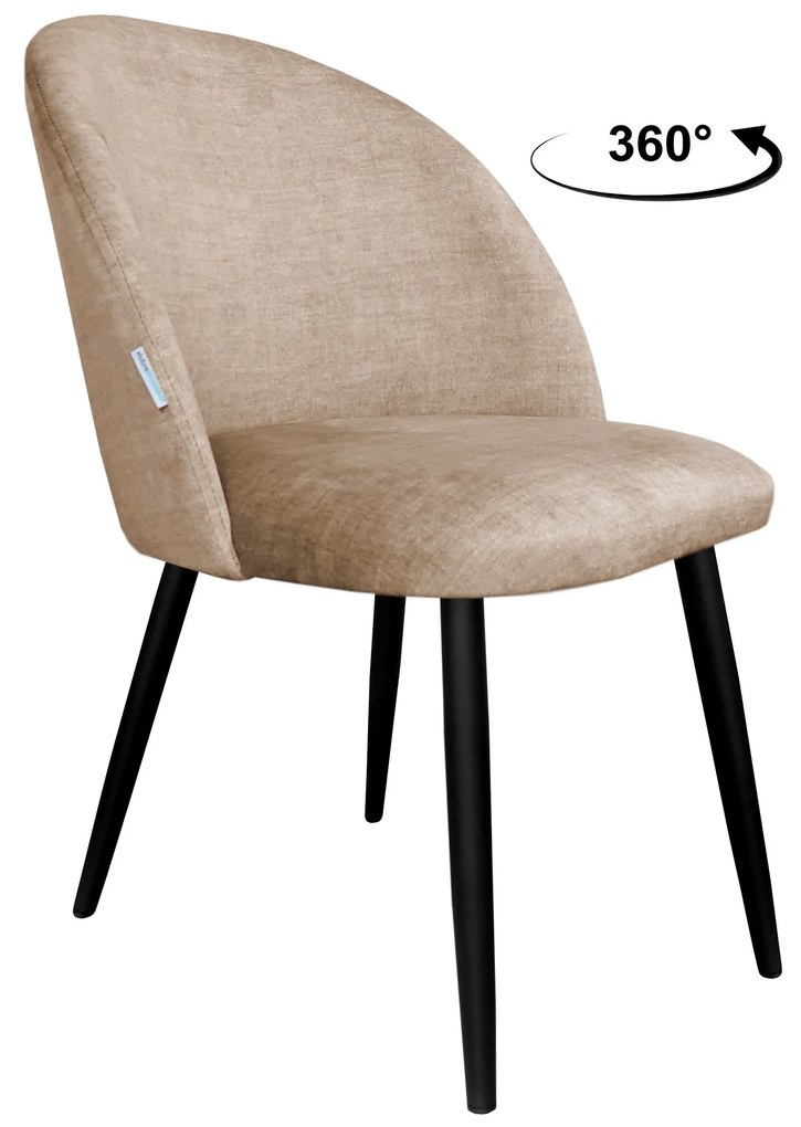 Krzesło Colin tkanina Vogue noga metalowa