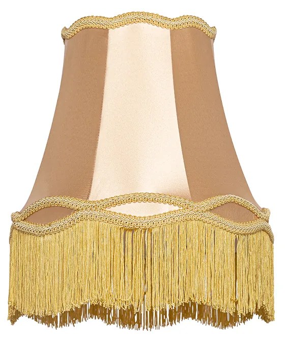 Abażur z tkaniny złoty 30 cm - Granny