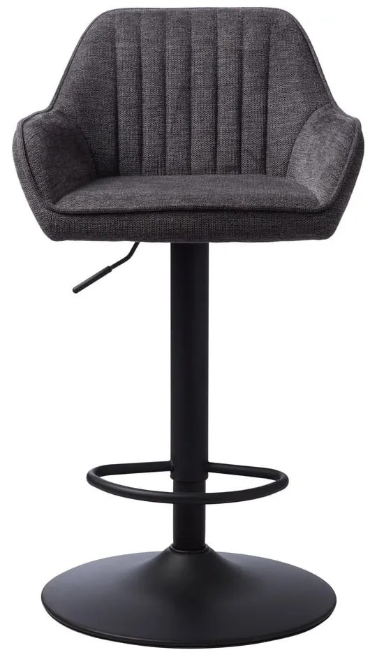 Ciemnoszary hoker z regulowaną wysokością Nolan – Unique Furniture