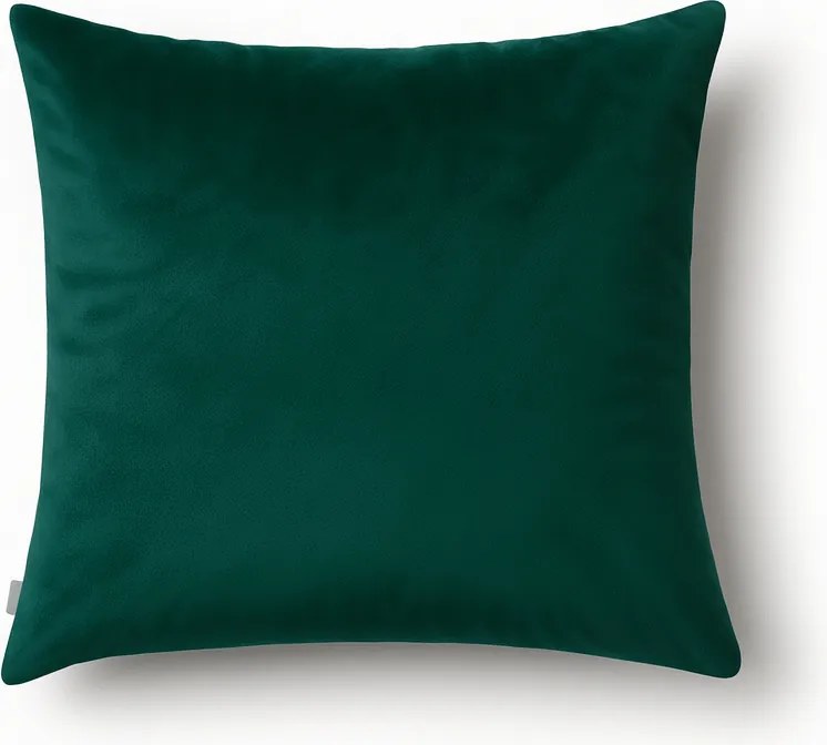 Aksamitna poszewka w kolorze butelkowej zieleni Werona