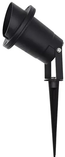 Mały reflektor ogrodowy czarny - N013 P8-H77