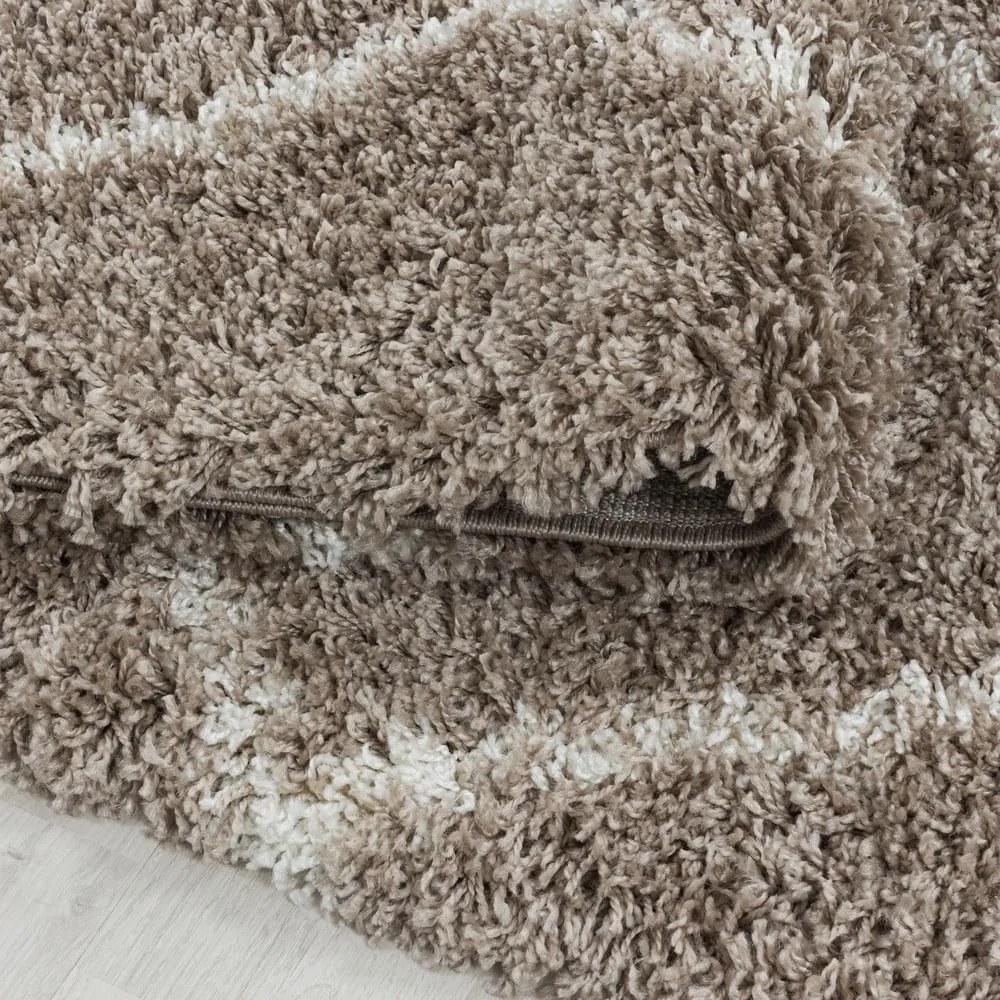 Jasnobrązowy okrągły dywan ø 120 cm Alvor – Ayyildiz Carpets
