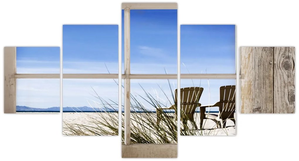 Obraz - Widok z okna (125x70 cm)
