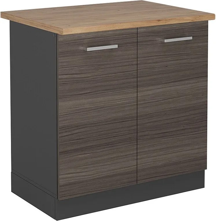 Szafka pod zlew szlachetna szarość 80x60x81.6 r-line