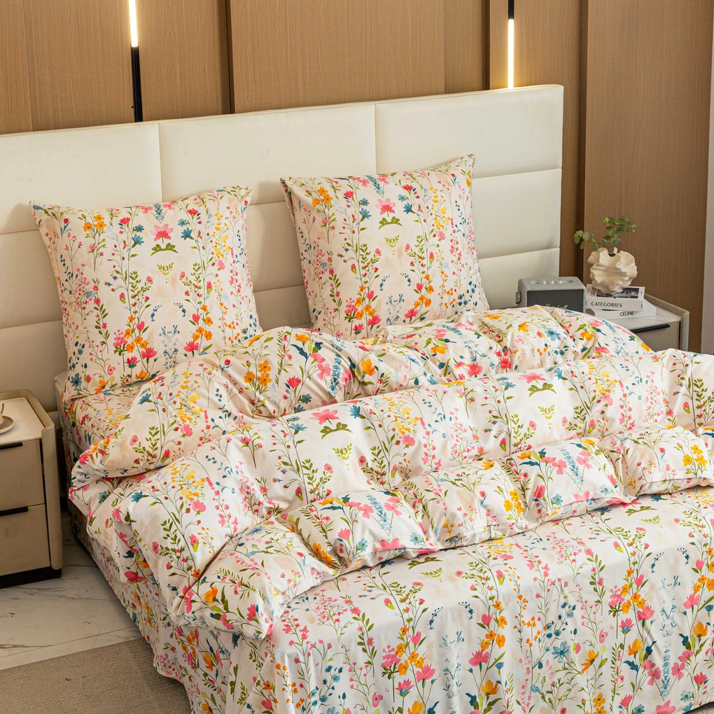 PrzytulneMieszkanie.pl PrzytulneMieszkanie.pl Pościel z mikrofibry MILLEFLEUR kolorowa Rozmiar pościeli: 2 szt 70 x 90 cm | 200 x 220 cm