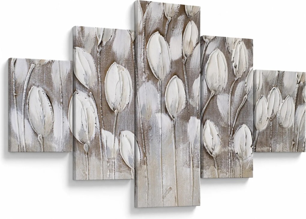 Obraz - Ułożone tulipany (125x70 cm)