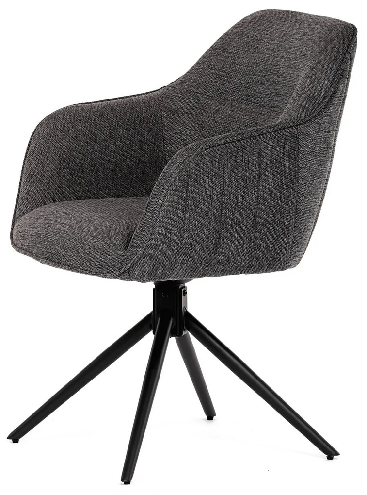 Zestaw krzeseł obiadowych z mechanizmem powrotnymHC-536 GREY2, 2 szt.