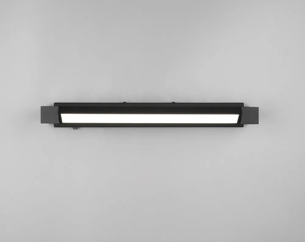 Kinkiet LED w kolorze matowej czerni Fabrizio – Trio