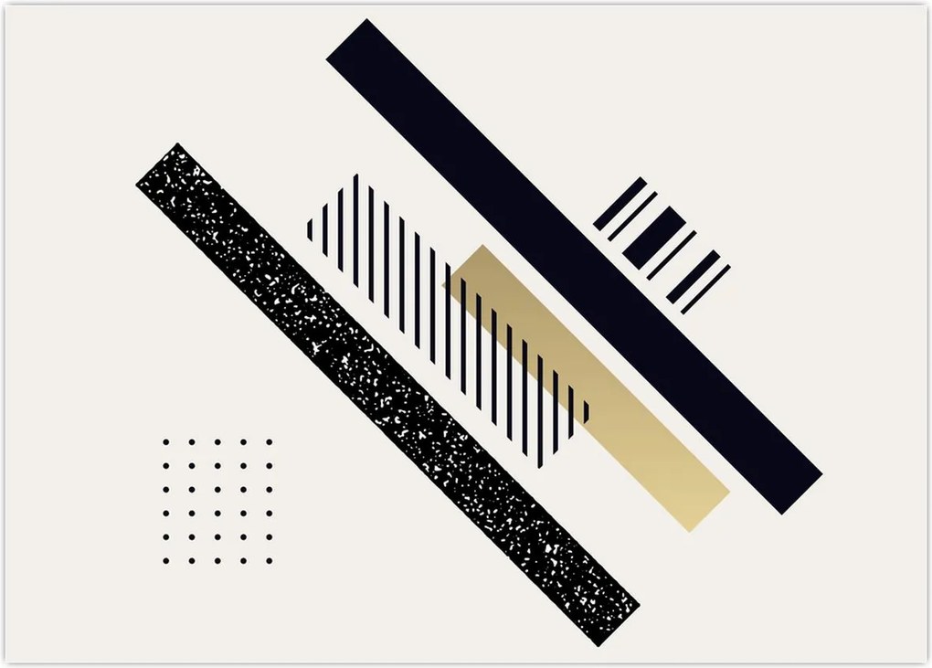Obraz - Kształty geometryczne N⁰5 (70x50 cm)