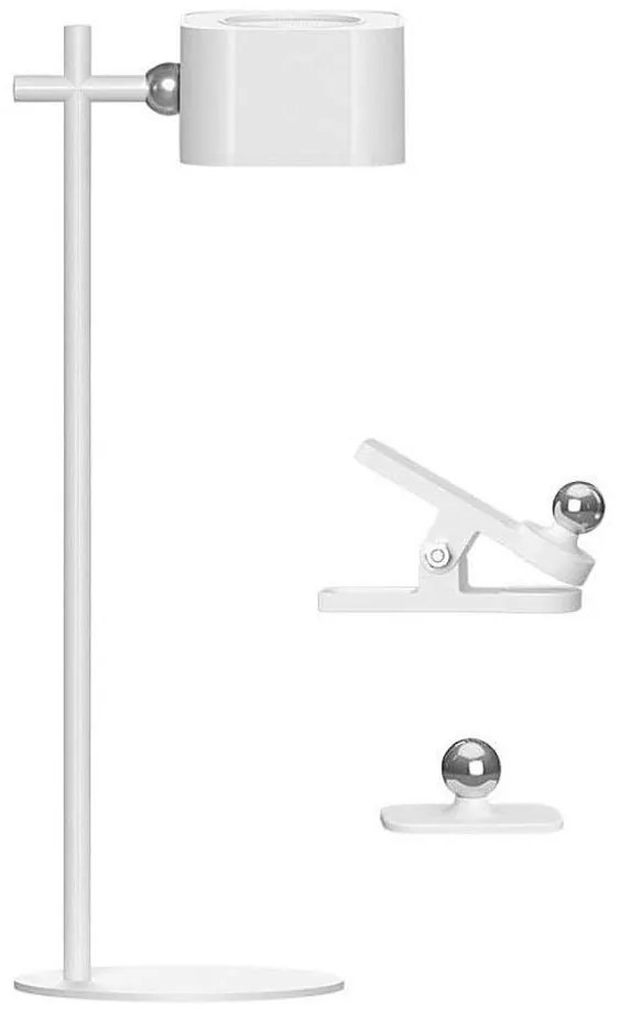 LED magnetyczna lampa stołowa 4w1 3W 5V 3000-6000K 1800 mAh biała