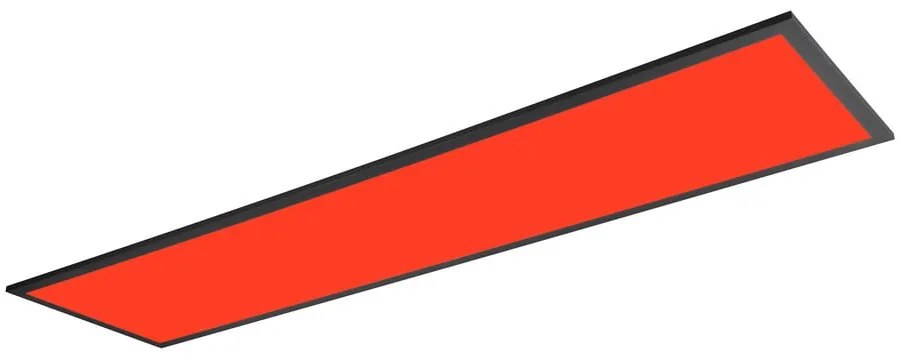 Czarna lampa sufitowa LED 29.5x119.5 cm Beta – Trio