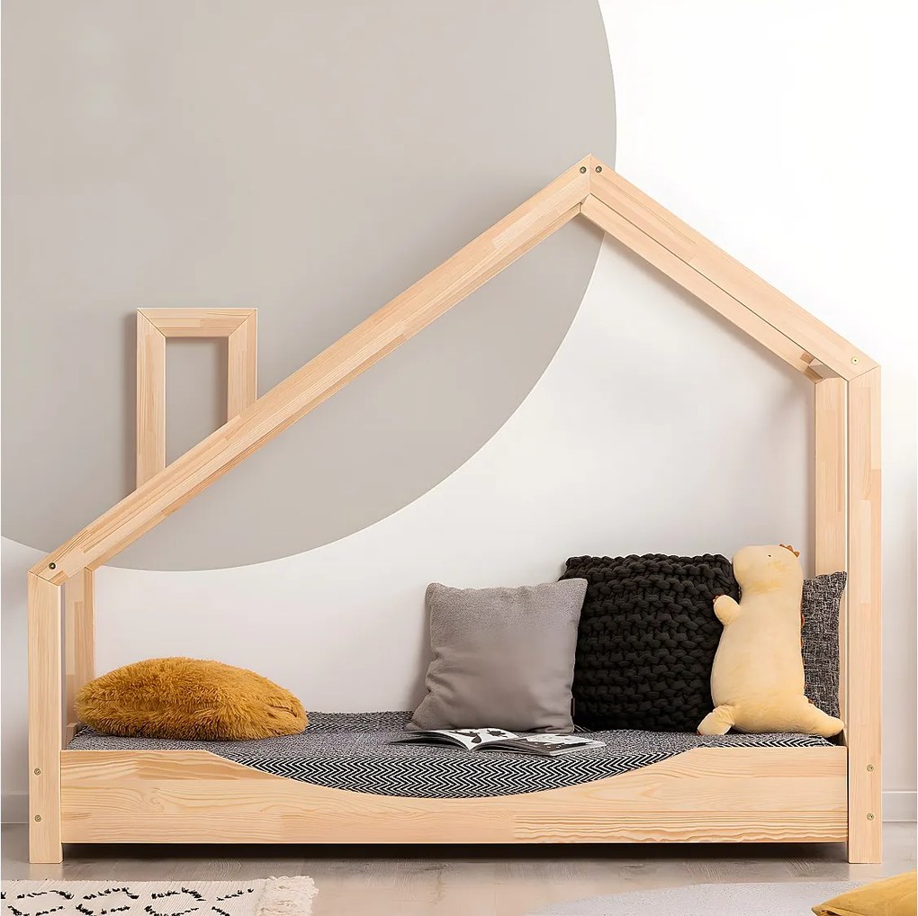 Łóżko dziecięce LUNA E 90x190 sosna