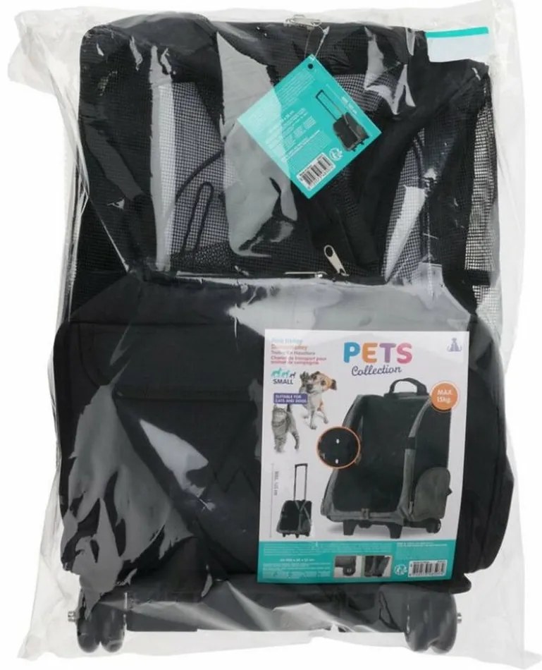 Torba na kółkach dla psów, szary