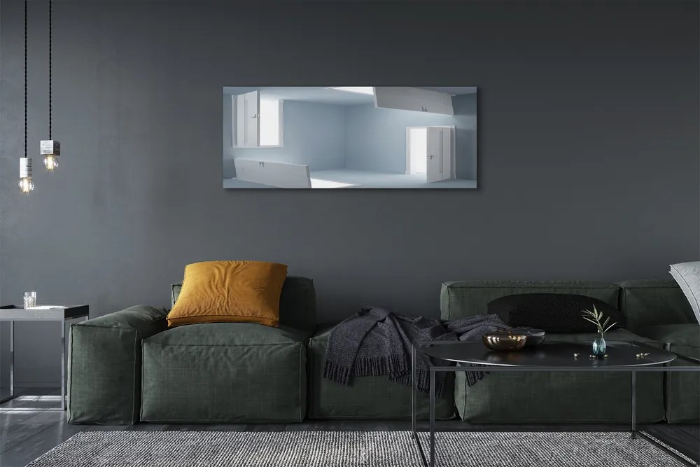 Zdjęcie na płótnie Trójwymiarowa Iluzja Drzwi