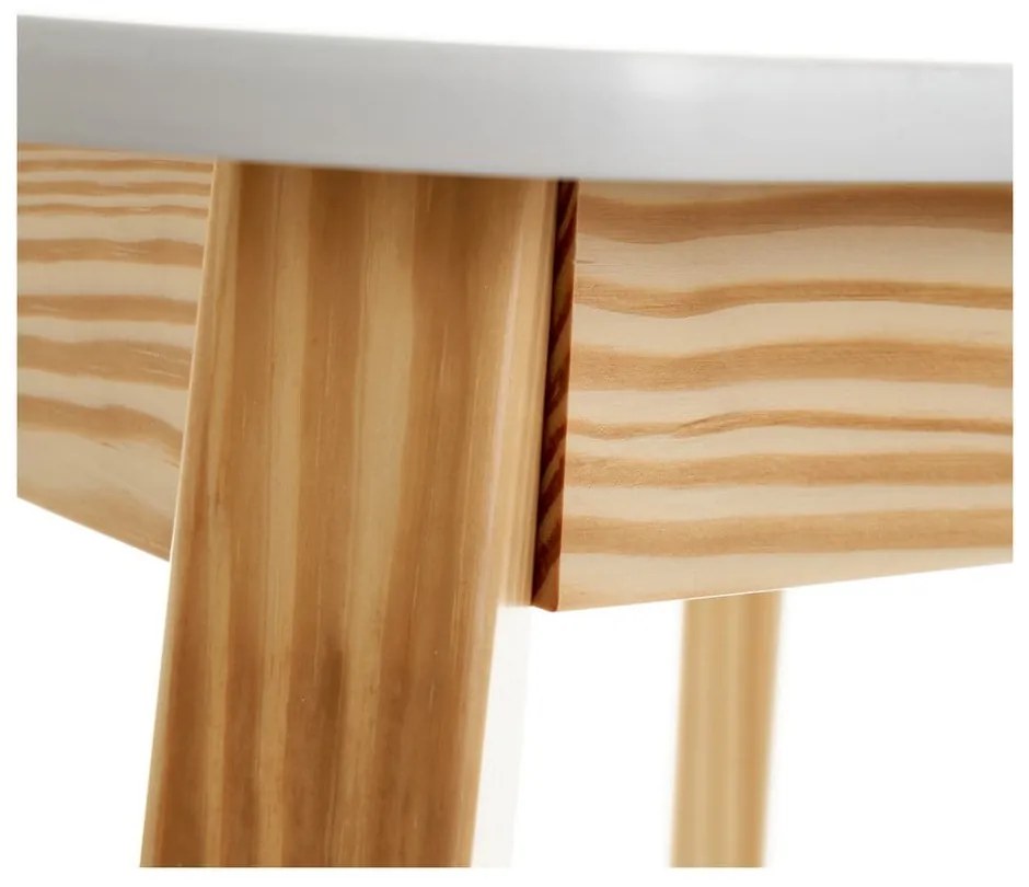 Stolik dla dzieci z białym blatem 55x55 cm – Casa Selección