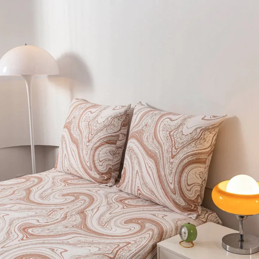 PrzytulneMieszkanie.pl PrzytulneMieszkanie.pl Pościel z mikrofibry NUDESTONE beżowe Rozmiar pościeli: 2 szt 70 x 80 cm | 160 x 200 cm