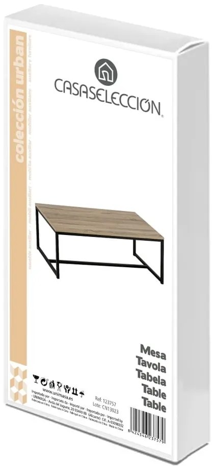 Stolik w naturalnym kolorze 50x100 cm Urban – Casa Selección