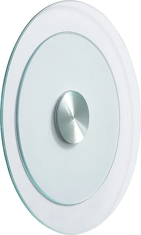 Okrągły Obrotowy Talerz SucceBuy do Stołu, 51 cm, Obrotowy Talerz do Serwowania o 360°, Środek Stołu Jadalnego z Przezroczystego Szkła Hartowanego, do Bankietów