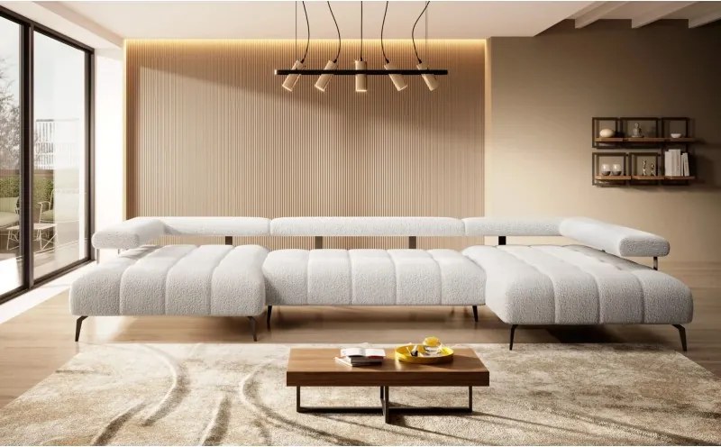 Narożnik MAGNETIC XL układ U elektryczna regulacja siedziska WERSAL