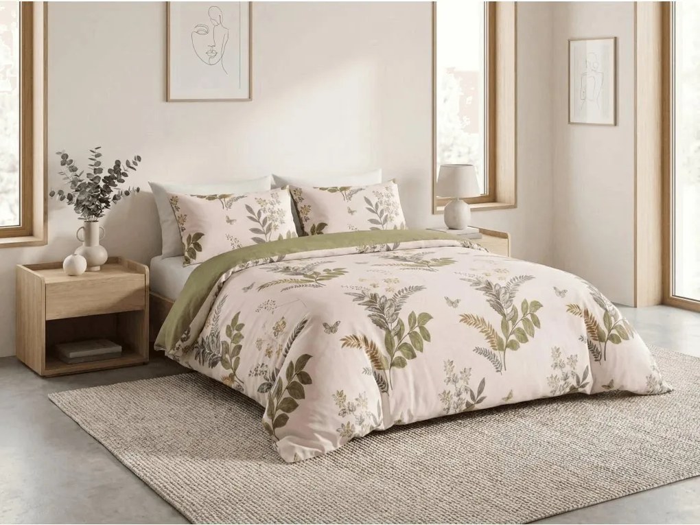 PrzytulneMieszkanie.pl PrzytulneMieszkanie.pl Pościel z mikrowłókna ORVILA beżowa Rozmiar pościeli: 2 szt 70 x 90 cm | 200 x 220 cm