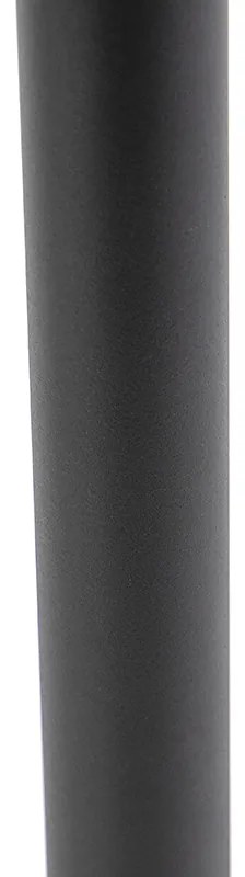 Nowoczesna lampa zewnętrzna czarna 80 cm IP44 - Gleam