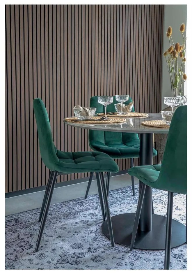 Zielone krzesła zestaw 2 Middelfart – House Nordic