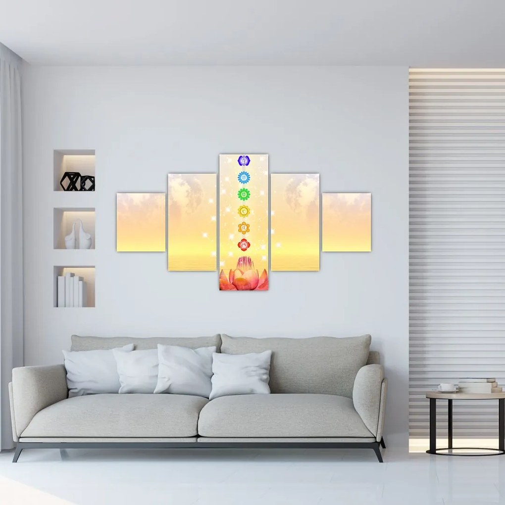 Obraz - Czakry (125x70 cm)