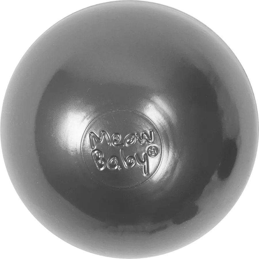 Plastikowe piłeczki do suchego basenu 7cm, 50 szt, srebrne - meowbaby®