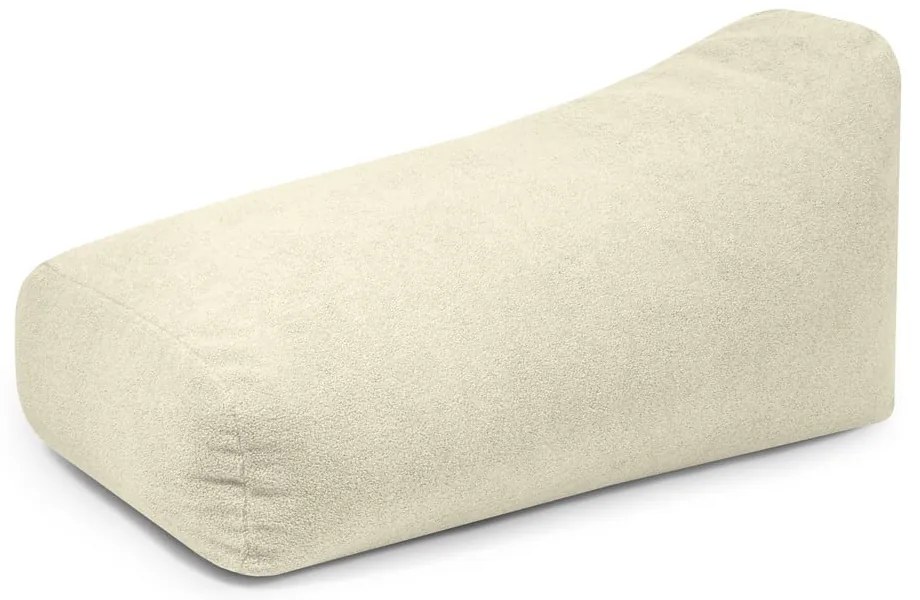 Kremowy worek do siedzenia z materiału bouclé Snug 130 – SLOWDOWN