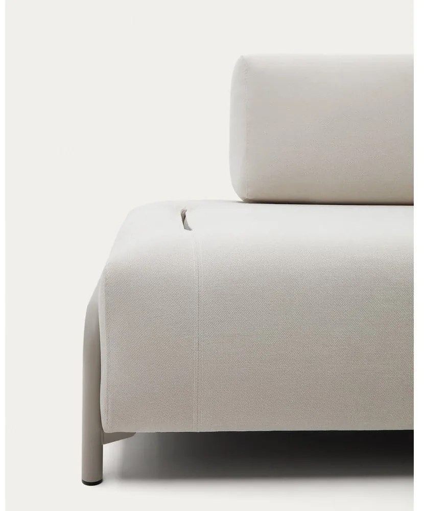 Beżowa sofa modułowa z tkaniny szenilowej 232 cm Compo – Kave Home