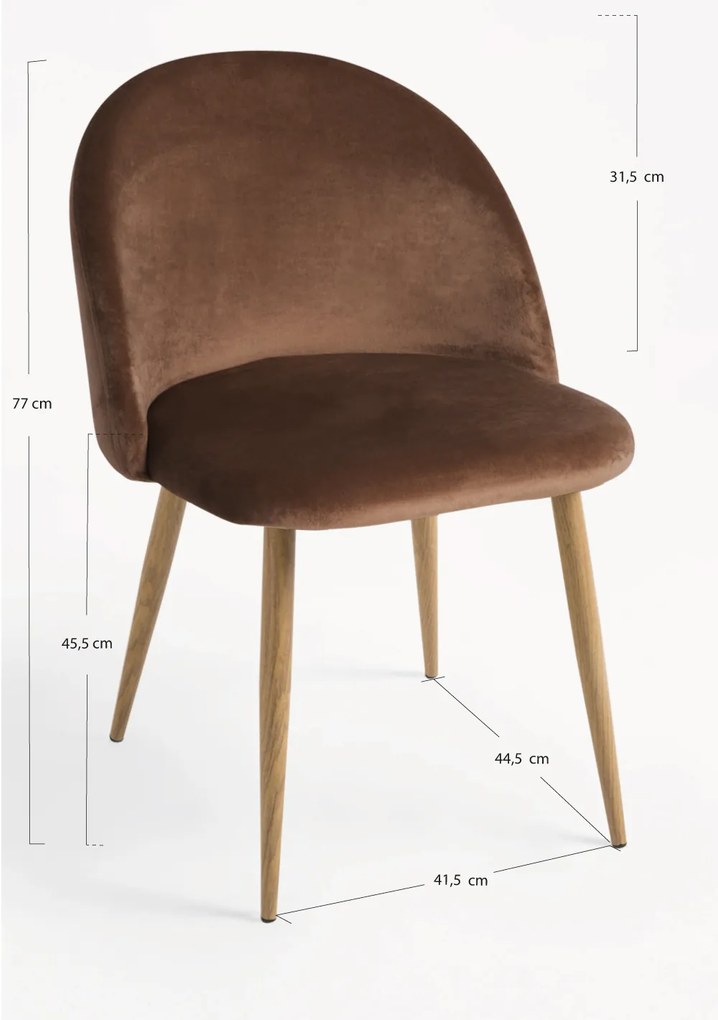 Silla Vint Terciopelo