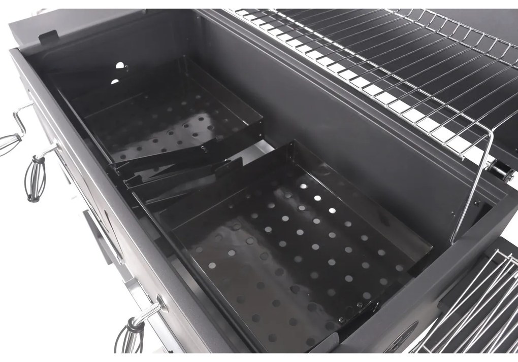 Cattara 13047 Grill na węgiel drzewny Royal Grande 3X l, 162 x 108,5 x 64 cm