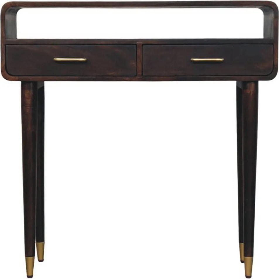 Artisan Furniture Lite drewno Biurko Konsola Apollo Loop