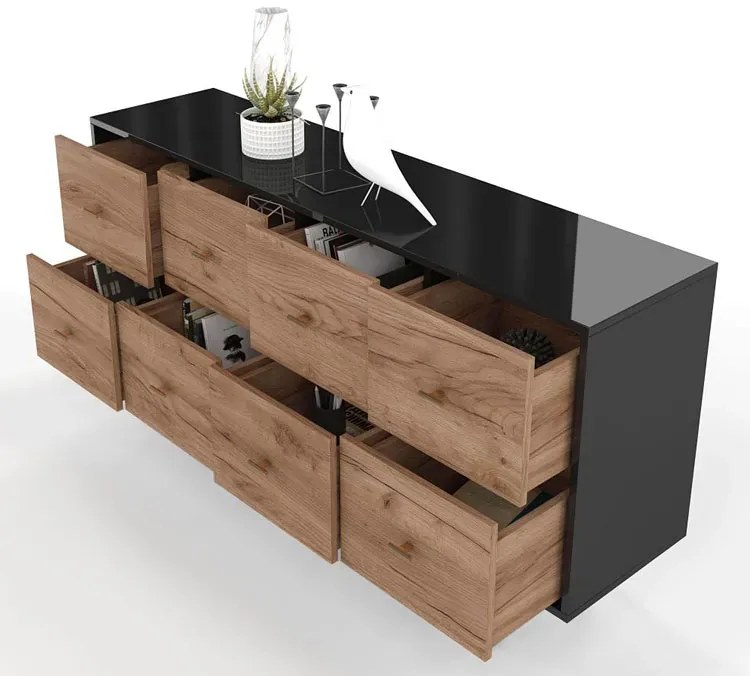 Nowoczesna komoda w stylu industrialnym - Ezoxi