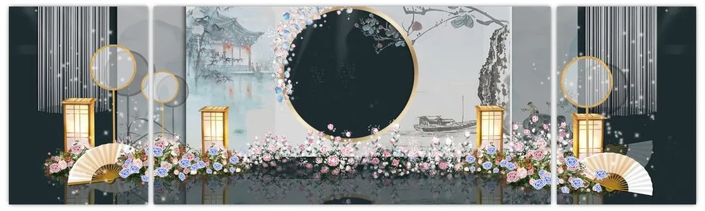 Obraz - Kolaż (170x50 cm)