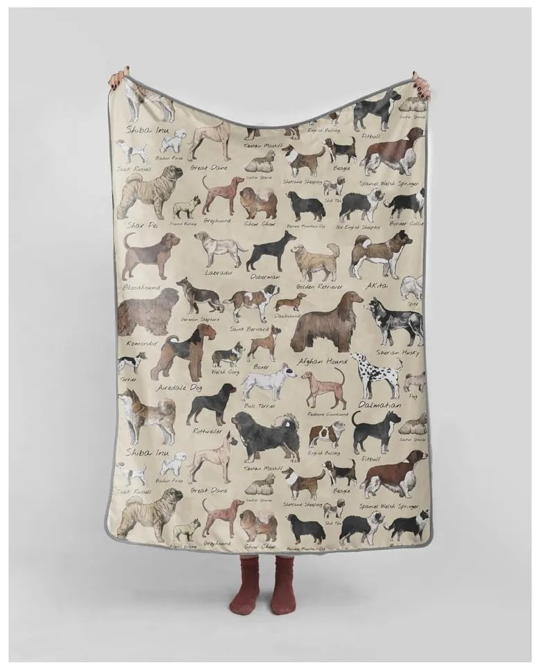 Koc 130x170 cm Dog Types – Really Nice Things