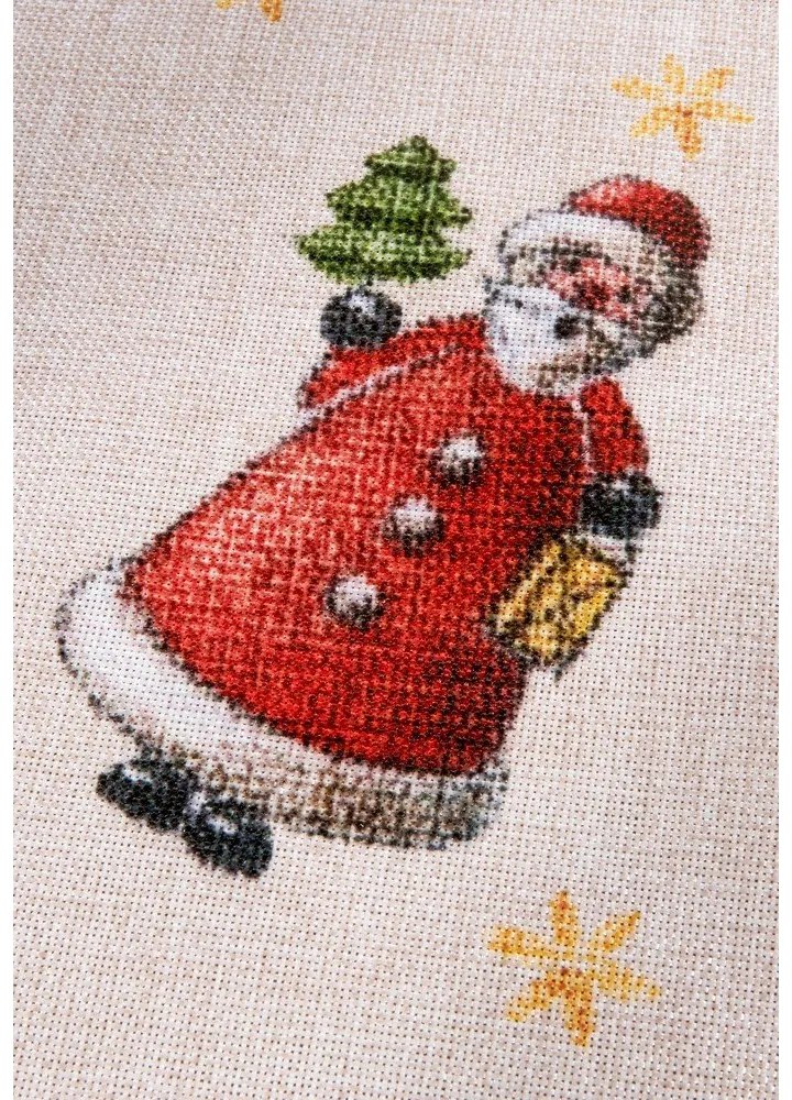 Czerwony okrągły dywan ze świątecznym motywem ø 150 cm Red Christmas – Villeroy&amp;Boch