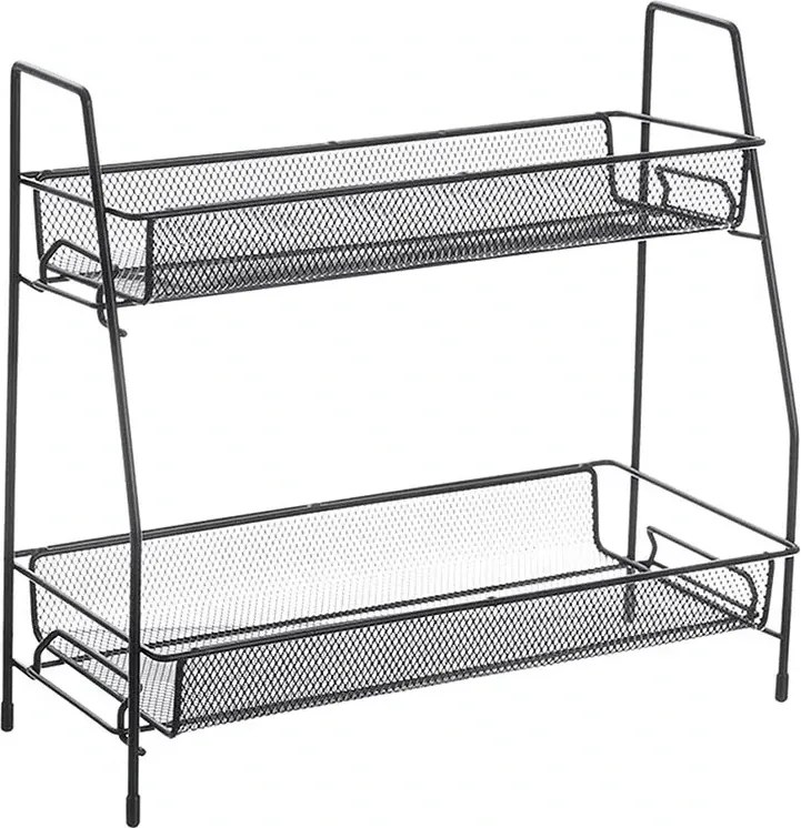 Organizer do kuchni TALORO 31x32,5 cm, czarny
