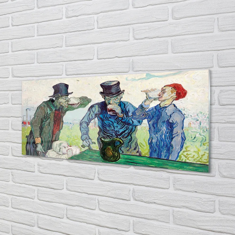 Szklany Panel Pijący - Vincent Van Gogh