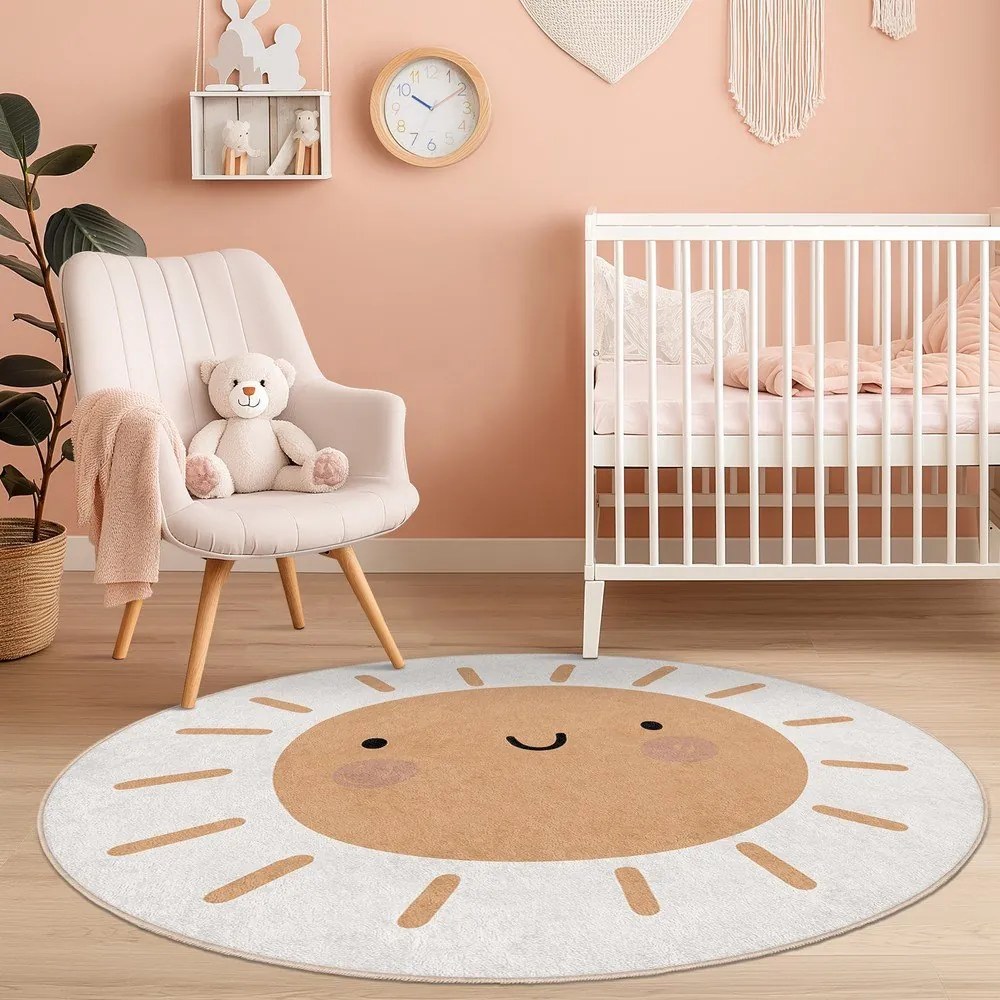 Dywan dziecięcy odpowiedni do prania ø120 cm Sunny World – Mila Home