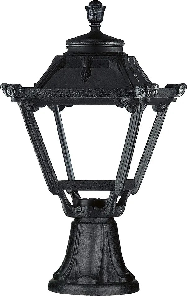 Lampa zewn?trzna INDURA MINI 4 w stylu klasycznym - Wysoko?? 48 cm - E27 42W - ?ywica - IP55 - czarny