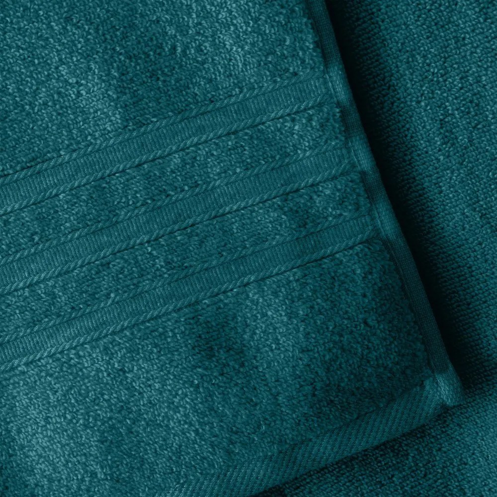 Zielononiebieski bawełniany ręcznik kąpielowy frotte 70x120 cm Zero Twist – Catherine Lansfield