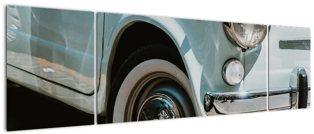 Obraz - Fiat retro samochód (170x50 cm)