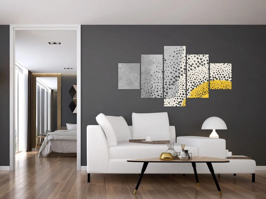 Obraz - Abstrakcyjny obraz plaży N⁰3 (125x70 cm)